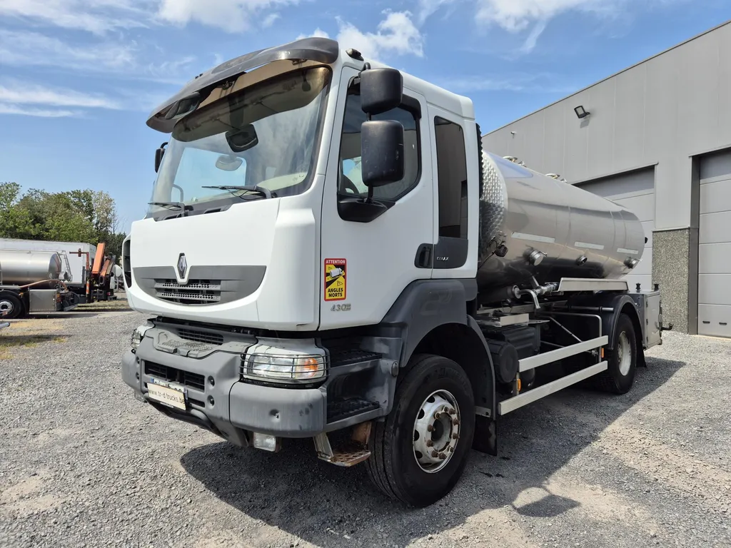 Renault Kerax 430 11000L INSULATED INOX TANK - 3 COMP - RETARDER