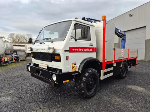 MAN 8.136 4X4 - QUARRY TRUCK - CRANE PM - ONLY 82730 KM