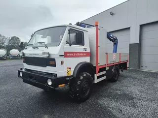 MAN 8.136 4X4 - QUARRY TRUCK - CRANE PM - ONLY 82730 KM