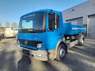 Mercedes-Benz Atego 1218 HOOKSYSTEM + CONTAINER INCLUDED - VERY GOOD STATE