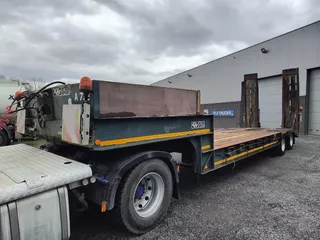 Gheysen en Verpoort 2 AXLE LOWLOADER - HYDRAULIC RAMPS - LEAF SUSPENSION